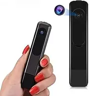 METRICSQUARE Mini Body Camera with Audio and Video Recording for Civilian Pocket Camera Portable Video Recorder Security Camera Wearable Police Cam Law Enforcement, no WiFi and App Needed