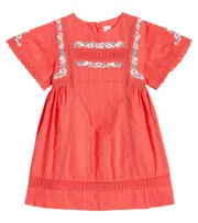 [Tartine et Chocolat] Tartine et Chocolat Baby embroidered cotton dress M 18 red