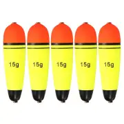 0.7oz Fishing Slip Bobbers, 5 Pack EVA Fishing Float, Yellow