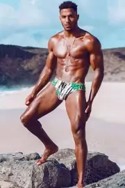 [O549] Male Model Showing Off Body To Viewer Fine Art Hunky Physique