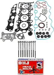 DNJ HGB237 Head Gasket Set with Head Bolt Kit For 2006-2011 for Honda Civic 1.3L 1339cc L4 SOHC