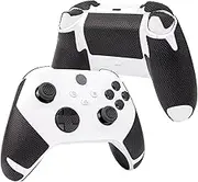 TALONGAMES Controller Grips Compatible with Xbox Series X/S, Anti-Slip, Sweat-Absorbent, Textured Skin kit, for Xbox Controllers Handle Grips, Buttons, Triggers (Classic Version - Black)