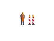 Noch 16521 HO/OO Gauge Roadworks Tiny Scenes Set