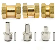 Modification Accessories Brass Hex Wheel Widening Adapter for Axial SCX10 Wraith RR10 Tundra Tamiya FF001(17mm)
