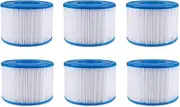 6 Pack Type S1 Replacement Pure Spa Filter for Easy Set Pool Cartridges, 11692 Spa Filter
