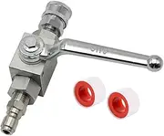 1/4" High-Pressure Cleaning Machine Ball Valve Kit 4500PSI Quick Connect for Power Washer Sprayer Hose