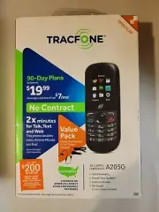 Alcatel One touch A205G Cell Phone - No Contract