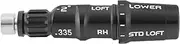 LT Easiyl 1 Pc 0.335 Golf Shaft Adapter Golf Putter Shaft Sleeve Replacement Compatible with Taylormade Qi10 RH M1-M6 Driver Black