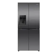Hisense HRCD483TBW 483L French Door Fridge (Black Steel)