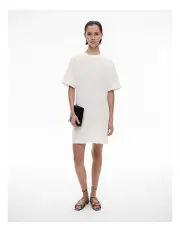 [Witchery] Linen Tee Dress in Fresh White