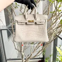 在飛比找Yahoo!奇摩拍賣優惠-HERMES 愛馬仕 Birkin 25 8L 冰川白 霧面