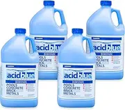 Acid Blue - Swimming Pool pH Reducer | Buffered, Low-Fume Muriatic Acid - 4 Gallon Case