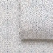 Cotton Flannelette Sheet Set 40cm Wall Maya Print by Accessorize