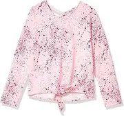 [Amy Byer] Girls' Tie Front Cross Back Top