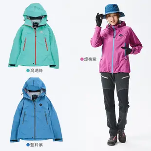 ADISI 女Xpore-3L防水透氣連帽外套AJ2291010 潟湖綠 / 防水透氣外套 登山雨衣 單件式防水透氣外套
