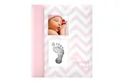 Pearhead: Chevron Baby Book - Pink