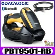 Datalogic PowerScan PBT9501-RB 1D 2D Bluetooh Barcode Scanner W/ USB Cable +Base