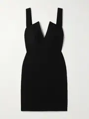 [Givenchy] Givenchy - Paneled Cady Mini Dress - Black - FR 38 FR 38 Black