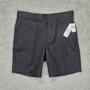GrandSlam Men's Off-Course Golf Shorts Black Size 36 Expandable Waistband NWT