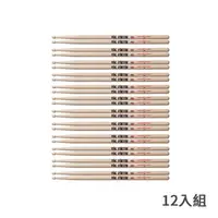 在飛比找PChome24h購物優惠-VIC FIRTH 5A 原木鼓棒 美國製 12雙超值組