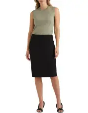 [David Lawrence] Edna Pencil Skirt in Black