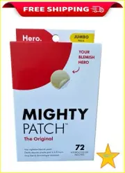 Mighty Patch Original Hero Cosmetic Hydrocolloid Acne Pimple 72 Patches EXP 7-27