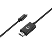 Cygnett Unite 4K/60Hz Resolution USB-C to HDMI Durable Ultra HD Cable 1.8m Black