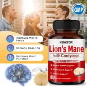 Lion's Mane & Cordyceps - Nerve Growth Factor Cognitive Health Support