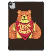 iPad Air (4th/5th gen) iPad Impact Case I'm Here For The Snacks Bear