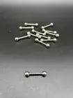 Pack x12 Piercing Barbells Tongue Rings Body Jewelry