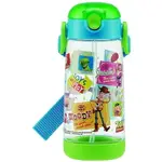 玩具總動員TOY STORY 塑膠吸管水壺480ML，水杯/兒童水壺/水壺/吸管水袋/彈跳水壺，X射線【C479878】