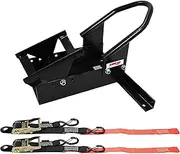 Extreme Max 5600.3204 Deluxe Motorcycle Wheel Chock/Tie-Down Kit