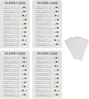 Yomiyuyr Sliding Routine Chart, Interactive, Chore Chart for Kids Multiple Kids, Plastic, with 10PCS Replacement Cards for Home and Study