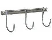 Buyers Products 3009938 Triple J-Hook Hanger w/ Aluminum Mounting Angle