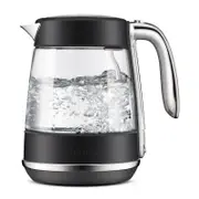 Breville The Crystal Luxe Glass Kettle - Black Truffle