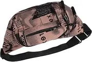 [VALICLUD] Women's Shoulder Packs for Waist Bag Lightweight Sling Bag Printed Pattern Waist Pouch for Gym School Hiking