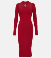 [Simkhai] Simkhai Nikolai halterneck midi dress UK 12 red