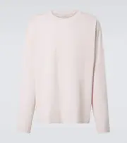 [Dries Van Noten] Dries Van Noten Cotton jersey top AU 96 pink