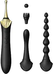 Zalo Bess 2 Clitoral Massager, Obsidian Black