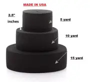 2.5" Inch Black Elastic Band (5 , 10 , 15 ) yard high quality sewing elastic USA