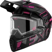 FXR Clutch X Evo Snowmobile Helmet, black-pink, Size XL for Men Black Pink