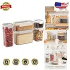 10-Piece Airtight Food Storage Containers for Organized Pantry Essentials