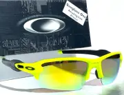 Oakley FLAK 2.0 XL Yellow Tennis Ball POLARIZED Galaxy Gold Lens Sunglass 9188