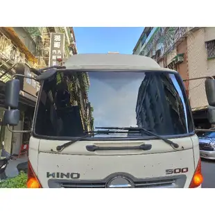 hino500 11噸大貨車頭 貼3m深黑色隔熱紙 保固五年