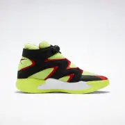 Reebok Men Instapump Fury Zone Basketball Shoes Neon Yellow Red Black Size 10.5
