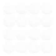 100pcs Plastic Transparent Badge Protective Films For Diy Button Maker Clear