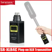 Saramonic SR-XLR4C VHF Plug-on Microphone Mic Transmitter with XLR Audio Input