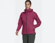 ADIDAS LADIES TERREX AGRAVIC 3L JACKET Berry UK Size 12-14 (M) #REF15