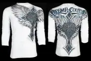Xtreme Couture by Affliction Men's Long Sleeve T-Shirt LAST BLOW Biker S-3XL