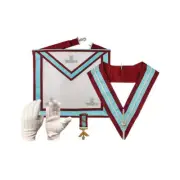 Mark Worshipful Master Mason Apron Regalia Set